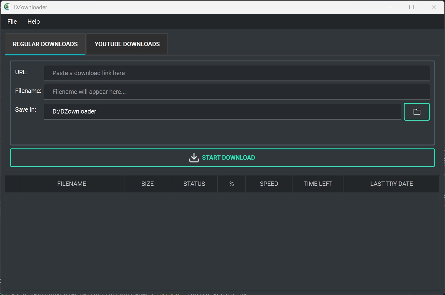 DZownloader Screenshot 1