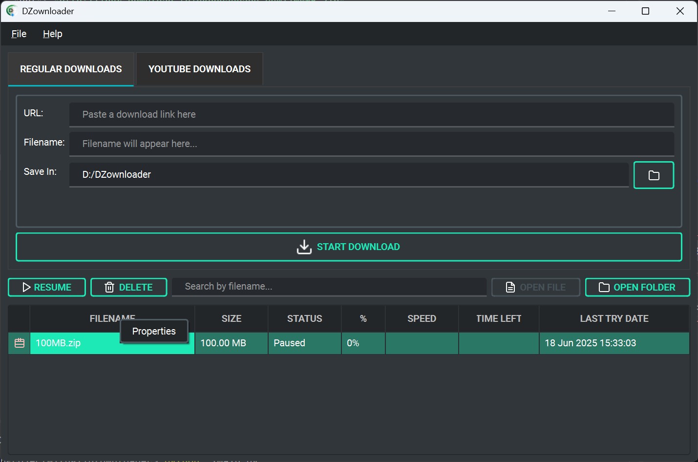 DZownloader Screenshot 3